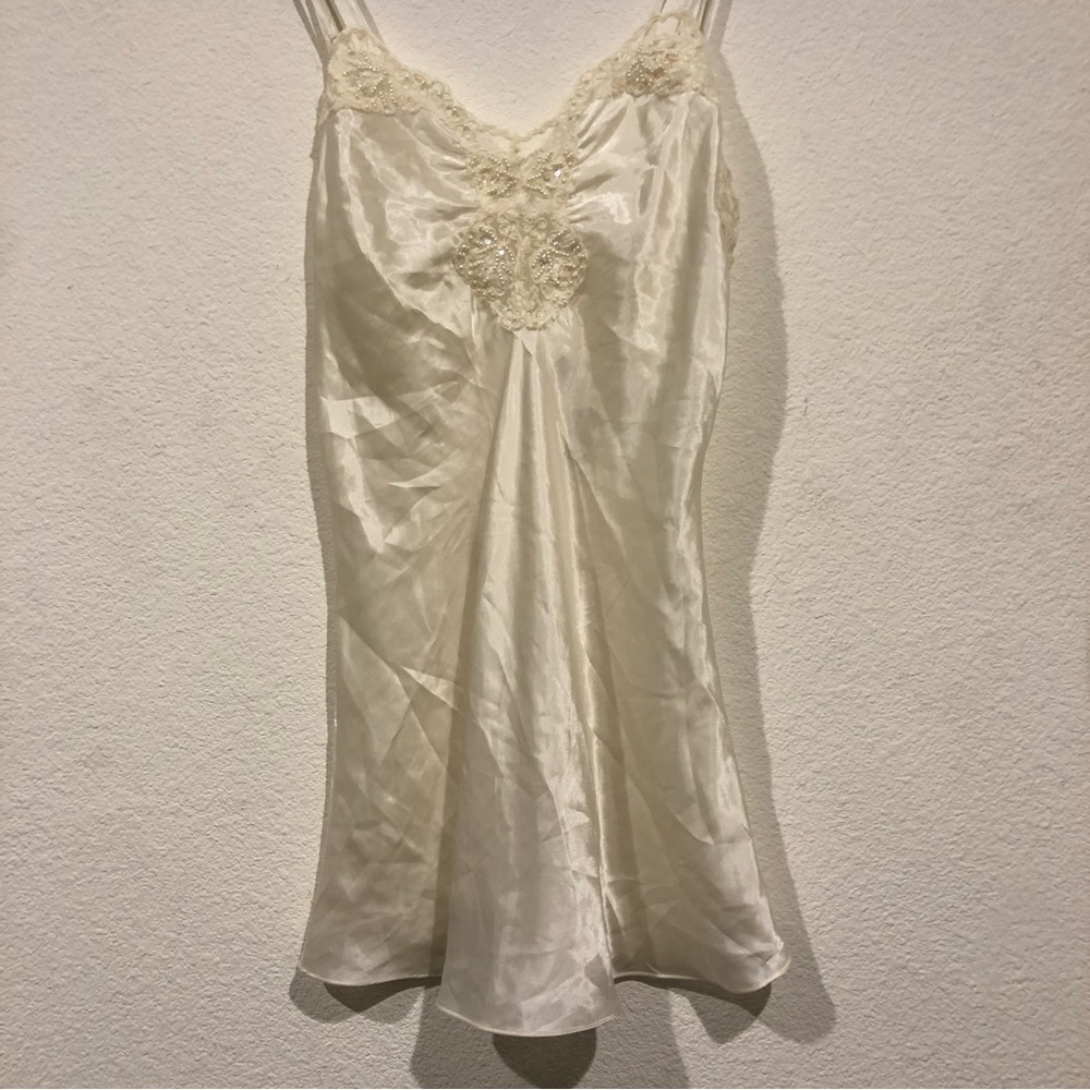 Vintage Victorias Secret Gold Label Satin Slip